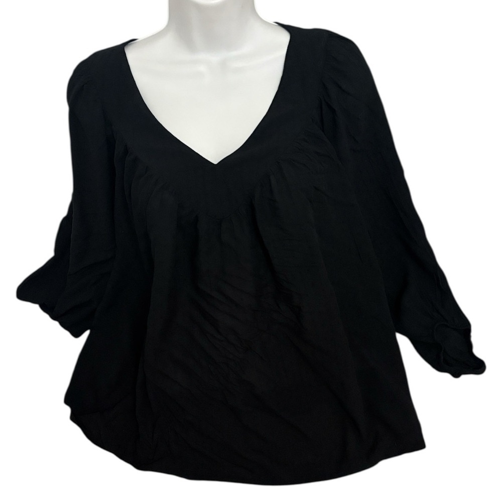 Reitman’s puff sleeves blouse size Medium - Picture 15 of 15
